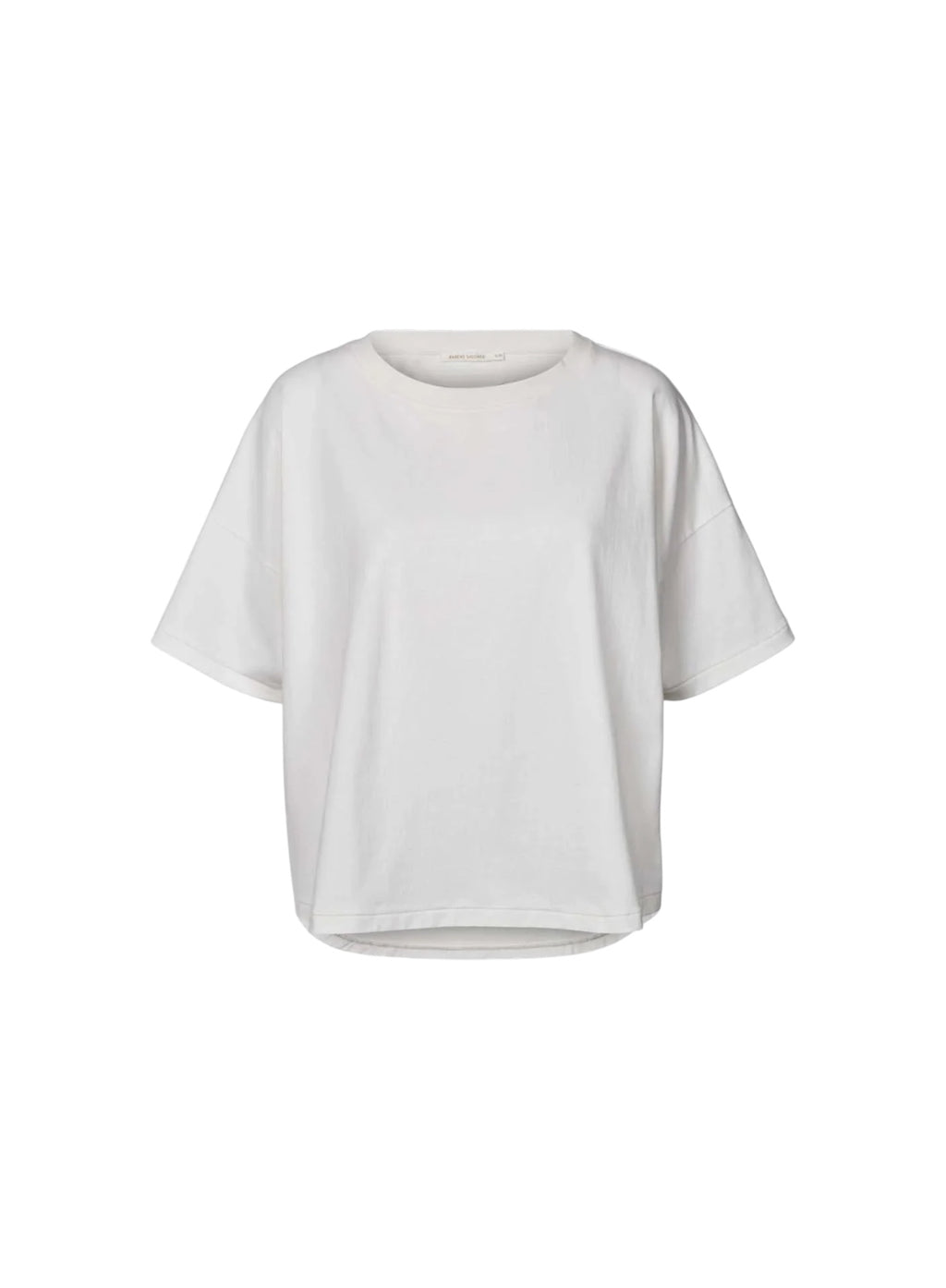 White t-shirt on a white background