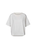 White t-shirt on a white background
