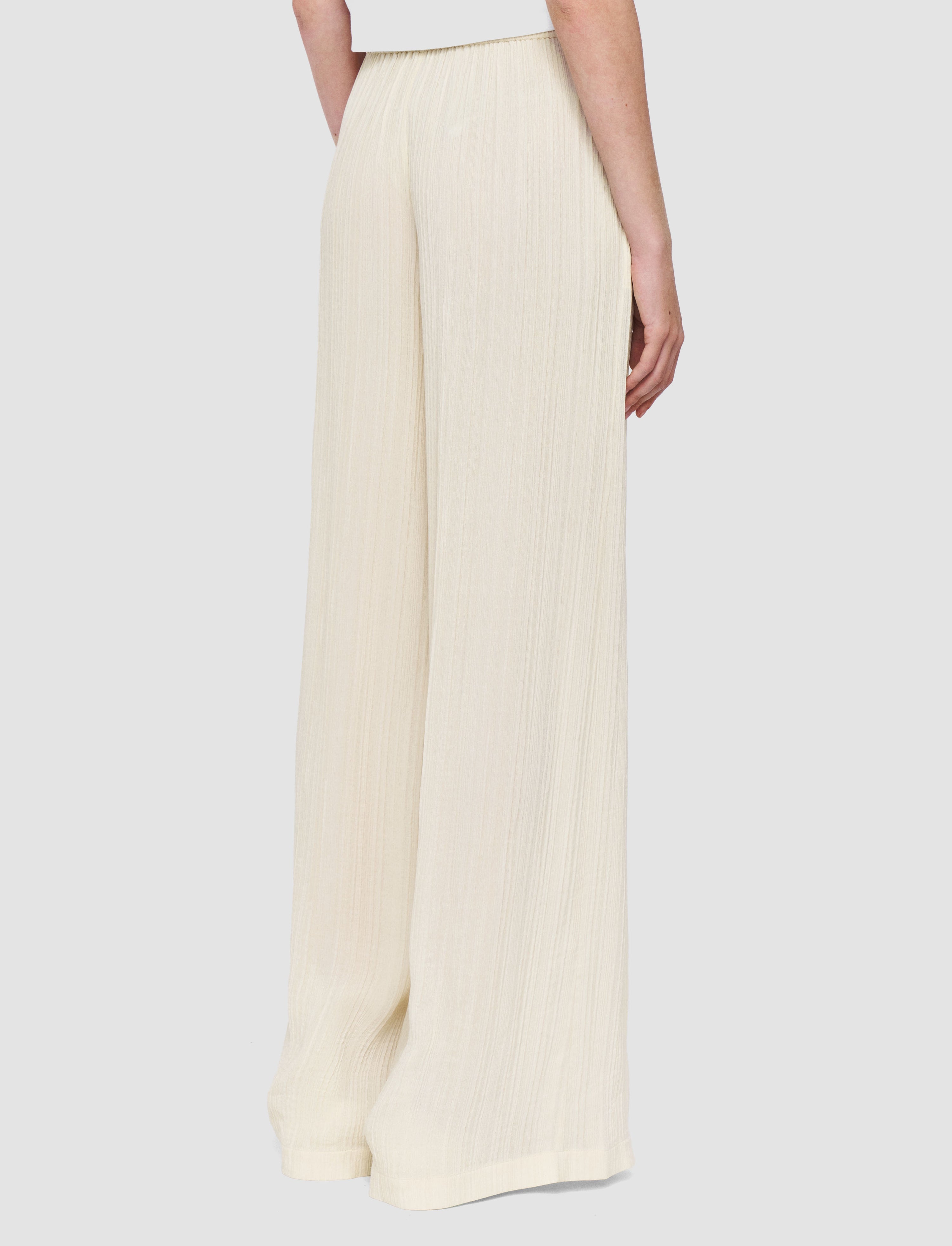 Mawn Pleat Jacquard Trousers