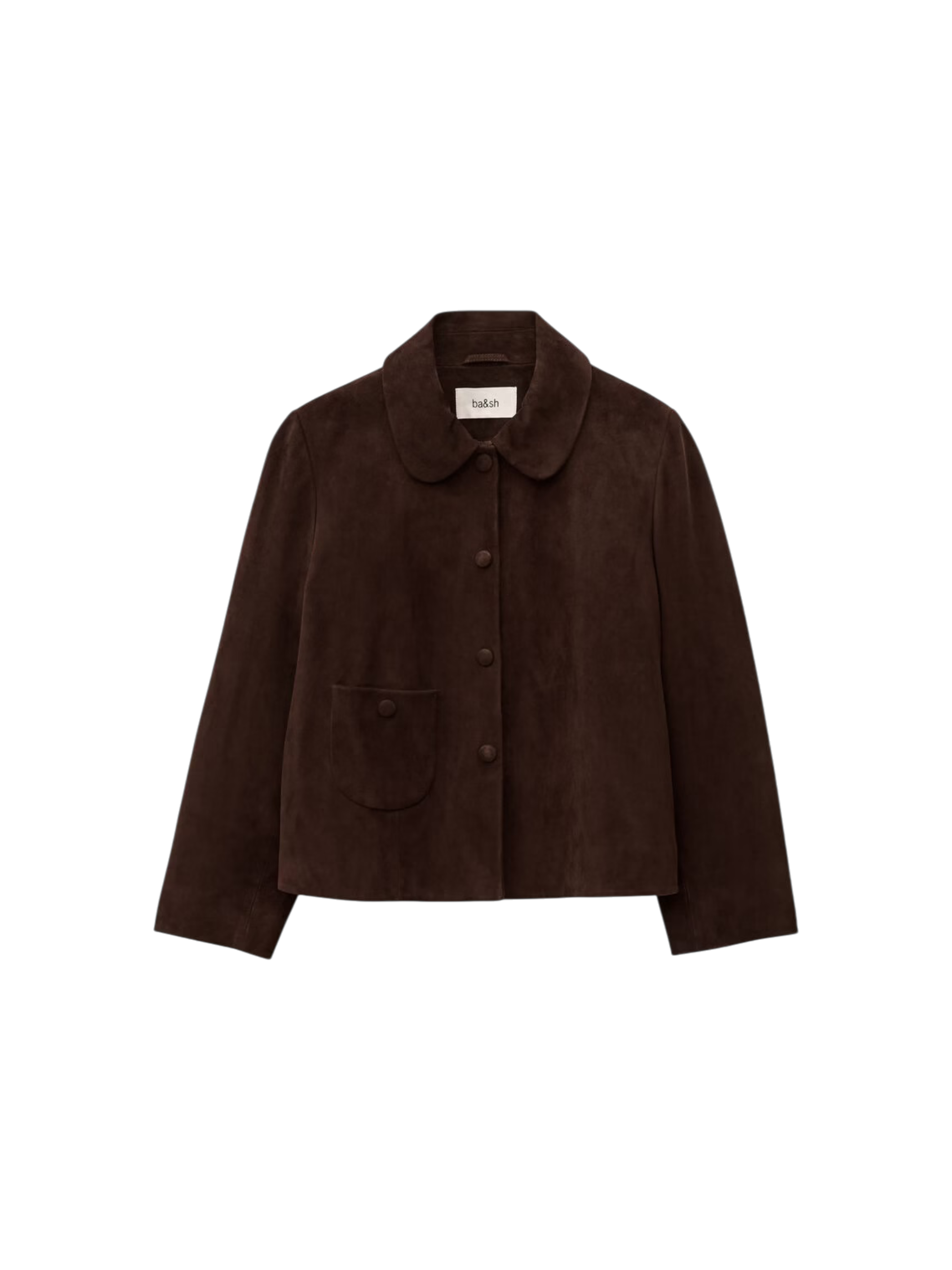 milas suede jacket ba&sh