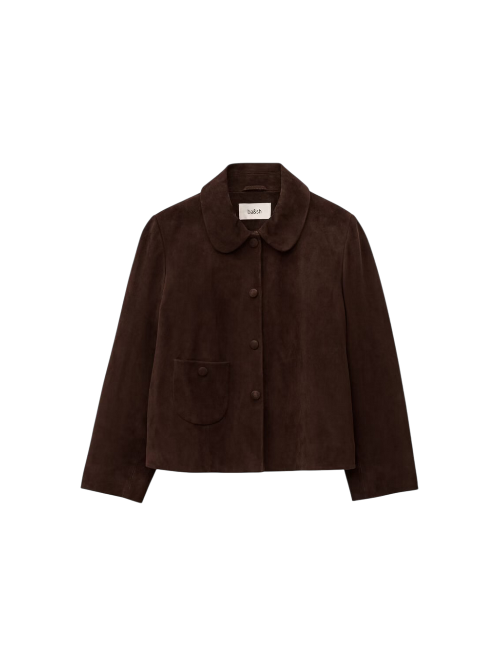 milas suede jacket ba&sh