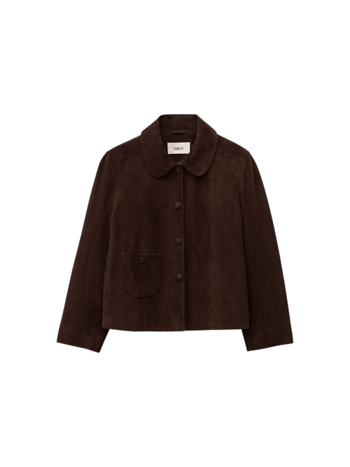 milas suede jacket ba&sh