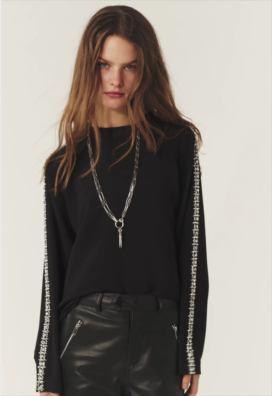 Scotty Top with Diamanté Bands