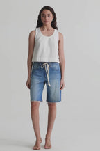 Hattie Cinched Short  High-Rise Bermuda