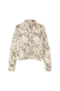 Soil Front Twist Shirt Eggnog