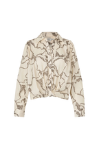 Soil Front Twist Shirt Eggnog