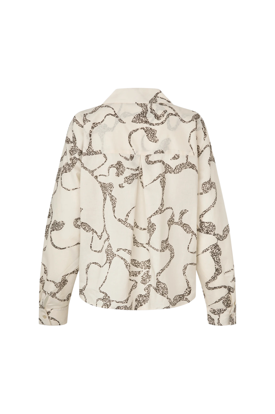 Soil Front Twist Shirt Eggnog