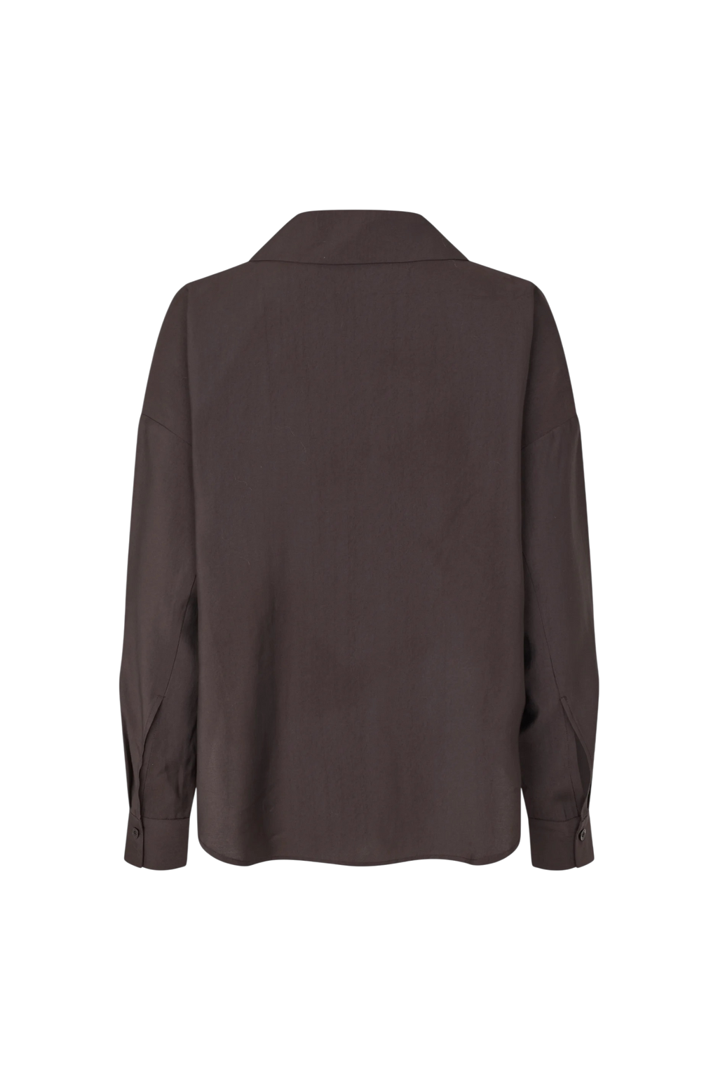 Brown shirt on a white background