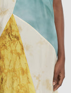 Tulipa Planchart Print Silk Dress