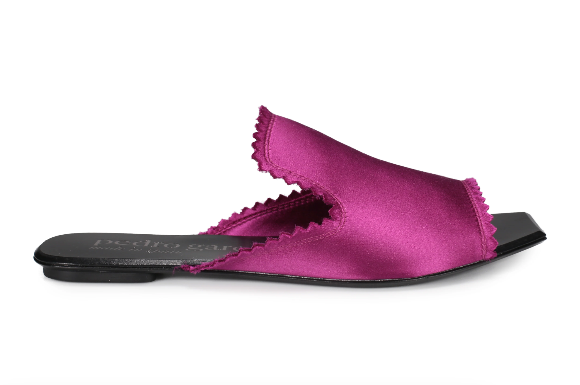 VIBEK PEDRO GARCIA SANDALS MAGENTA SATIN