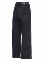 Black jeans on a white background