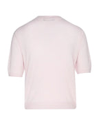 Light pink t-shirt on a white background
