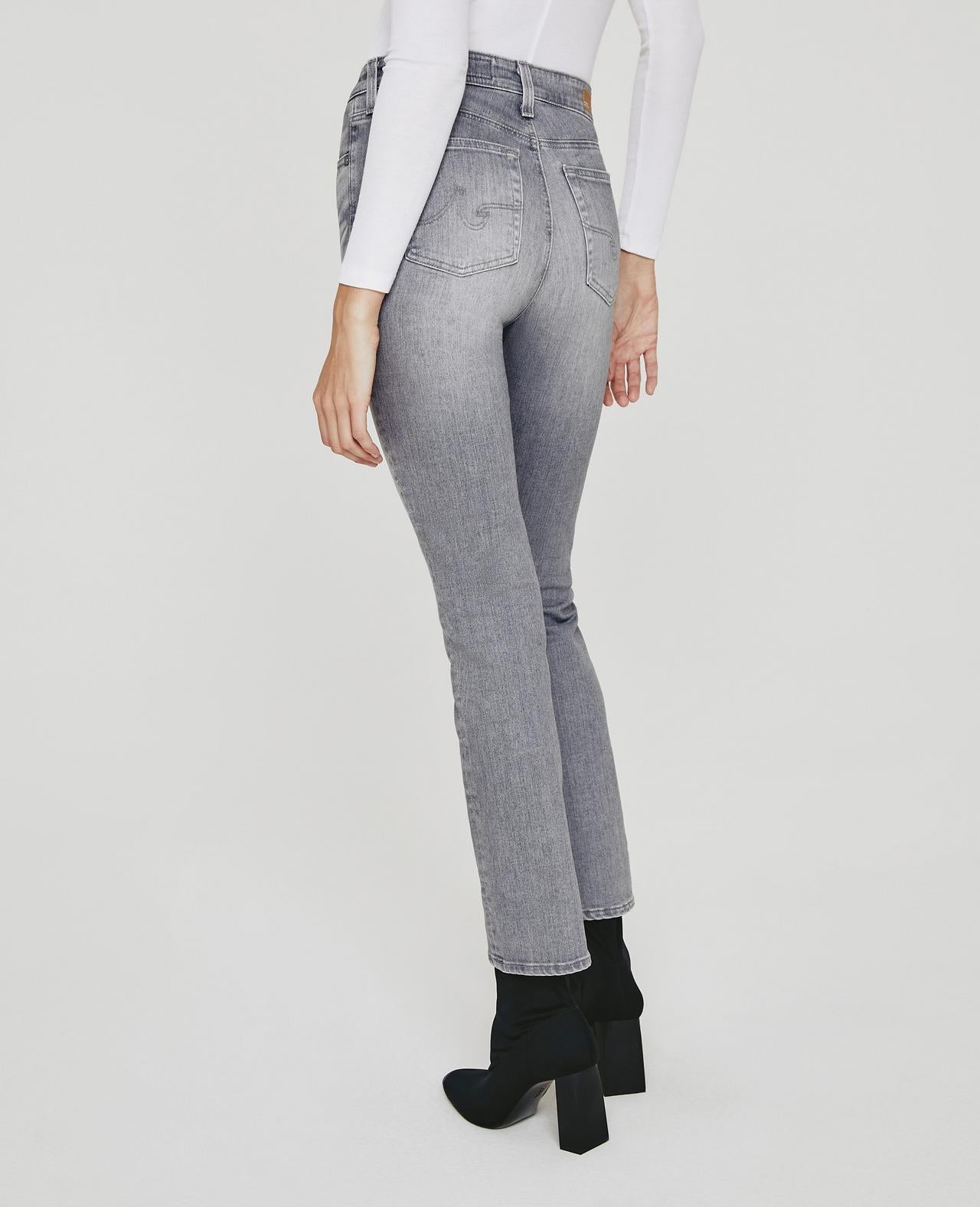 AG Jeans - Mari High Rise Slim Straight Jean in Zephyr