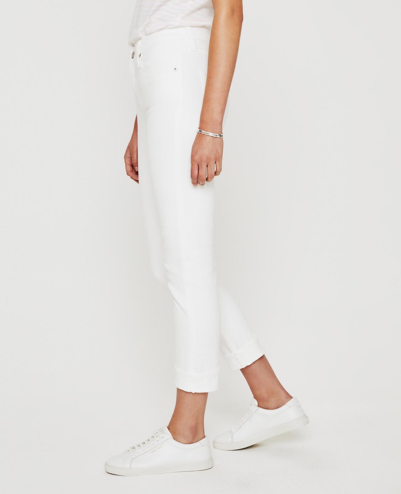 AG Jeans - EX-Boyfriend Slim in Tonal White