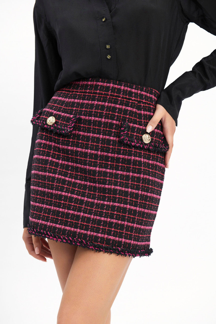 Rebecca Vallance - Hirst Checked Mini Skirt