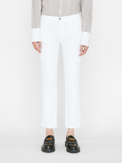 FRAME - Le High Straight White Jeans