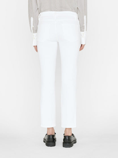 FRAME - Le High Straight White Jeans