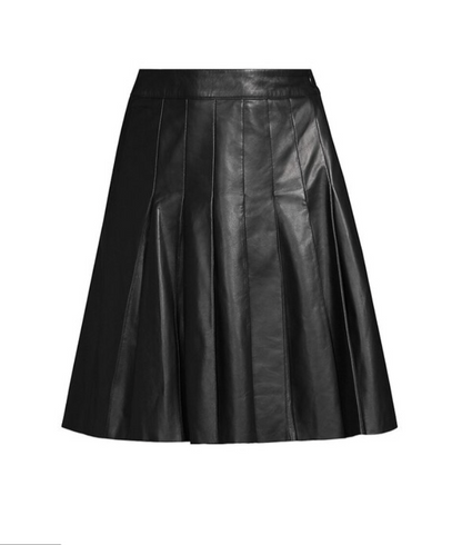 MaxMara Weekend - Atrench Leather Skirt