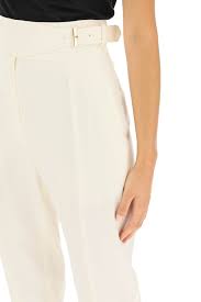 MaxMara STUDIO - Scrigno Long Trouser in Cream