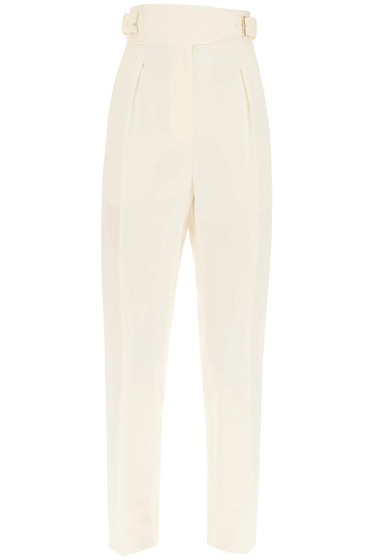 MaxMara STUDIO - Scrigno Long Trouser in Cream