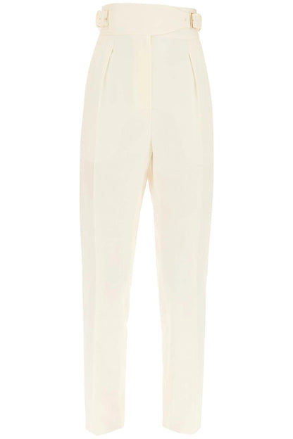 MaxMara STUDIO - Scrigno Long Trouser in Cream